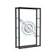 Suport pentru lemne de foc 100 X 25 X 150 CM, vorel Suport pentru lemne de foc 100 X 25 X 150 CM, vorel