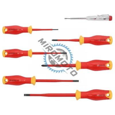 Set 7 surubelnite izolate, extra slim, s2, Yato YT-282681 Set 7 surubelnite izolate, extra slim, s2, Yato YT-282681