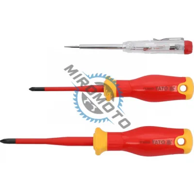 Set 3 surubelnite izolate, extra slim, s2, Yato YT-282680 Set 3 surubelnite izolate, extra slim, s2, Yato YT-282680