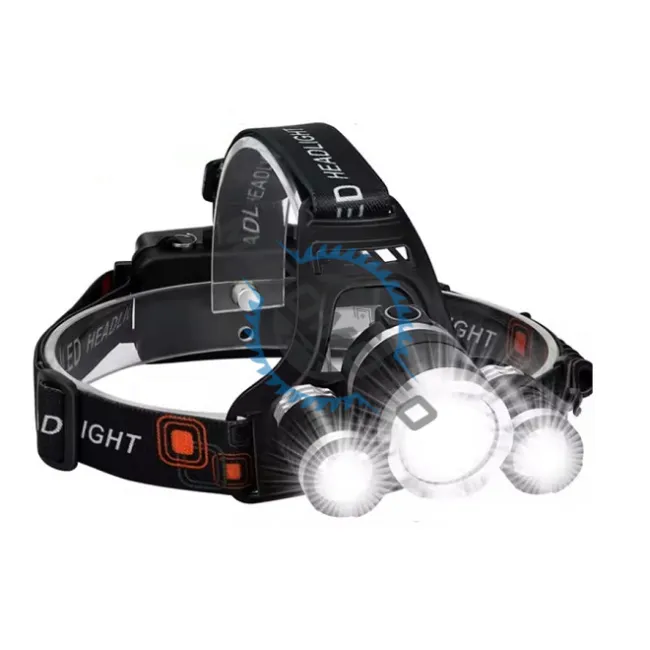 Lanterna LED frontala, cu acumulator, 1xT6 + 2xXPE, 350 lm, Li-Ion 1200mAh Lanterna LED frontala, cu acumulator, 1xT6 + 2xXPE, 350 lm, Li-Ion 1200mAh