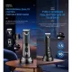 Masina de tuns profesionala, barba si corp, inghinal, rezistent la apa IPX7, reincarcabila, lumina led, 6000 rpm, cu stand, 2 arici prins parul, incarcare Type-C, negru Masina de tuns profesionala, barba si corp, inghinal, rezistent la apa IPX7, reincarcabila, lumina led, 6000 rpm, cu stand, 2 arici prins parul, incarcare Type-C, negru