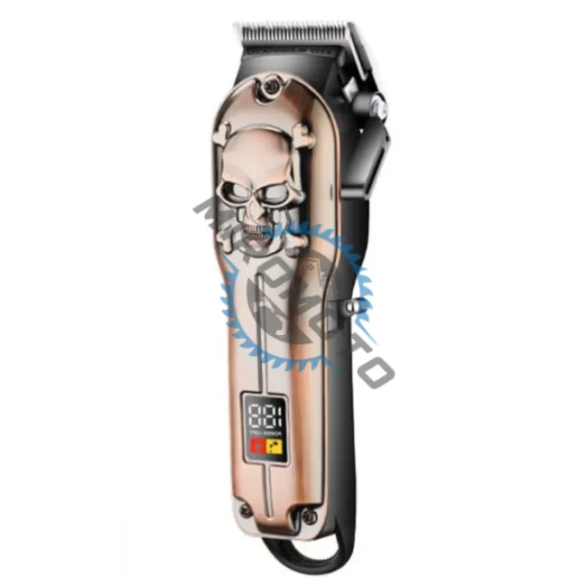 Masina de tuns profesionala, cu acumulator, 5 piepteni, afisaj LED, Wireless, carcasa metalica, 1200mAh, 1-5mm Masina de tuns profesionala, cu acumulator, 5 piepteni, afisaj LED, Wireless, carcasa metalica, 1200mAh, 1-5mm