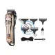 Masina de tuns profesionala, cu acumulator, 5 piepteni, afisaj LED, Wireless, carcasa metalica, 1200mAh, 1-5mm Masina de tuns profesionala, cu acumulator, 5 piepteni, afisaj LED, Wireless, carcasa metalica, 1200mAh, 1-5mm