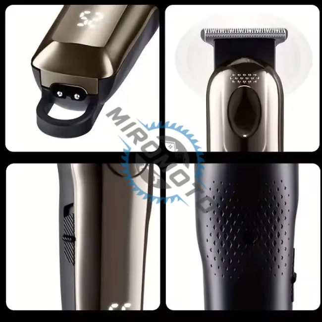Masina de tuns profesionala, cu acumulator, afisaj digital, baterie 500 mAh, autonomie 2 ore, 6500 rpm Masina de tuns profesionala, cu acumulator, afisaj digital, baterie 500 mAh, autonomie 2 ore, 6500 rpm
