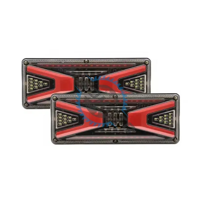 Set 2 lampi spate camion/remorca cu led, 24V, IP67, 5 functii, 33.2x140mm Set 2 lampi spate camion/remorca cu led, 24V, IP67, 5 functii, 33.2x140mm