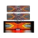 Set 2 lampi spate camion/remorca cu led, 12-24V, 5 functii, IP65, semnalizare dinamica, 330x132mm Set 2 lampi spate camion/remorca cu led, 12-24V, 5 functii, IP65, semnalizare dinamica, 330x132mm