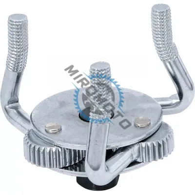 Cheie pentru filtru ulei cu 3 brate, 65 - 110 mm, adaptor 3/8" 1/2"  Cheie pentru filtru ulei cu 3 brate, 65 - 110 mm, adaptor 3/8" 1/2"