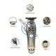 Masina de tuns profesionala, cu acumulator, 6000 rpm, cu 4 piepteni Wireless, 2500mAh, gri Masina de tuns profesionala, cu acumulator, 6000 rpm, cu 4 piepteni Wireless, 2500mAh, gri