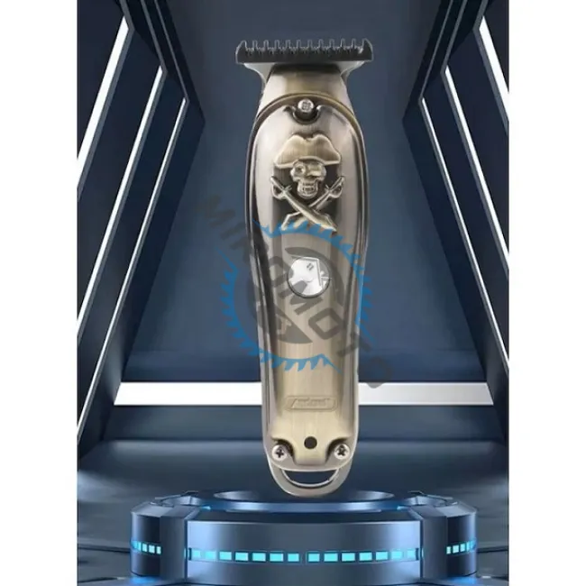 Masina de tuns profesionala, cu acumulator, 6000 rpm, cu 4 piepteni Wireless, 2500mAh, gri Masina de tuns profesionala, cu acumulator, 6000 rpm, cu 4 piepteni Wireless, 2500mAh, gri