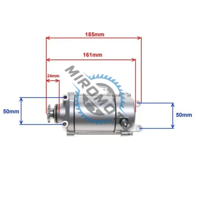 Electromotor Kingway Chopper 150/250CC, LIFAN LF250-4, LIFAN-253FMN, 13 dinti Electromotor Kingway Chopper 150/250CC, LIFAN LF250-4, LIFAN-253FMN, 13 dinti
