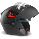 Casca moto flip up X-One cu ochelari de soare, negru mat