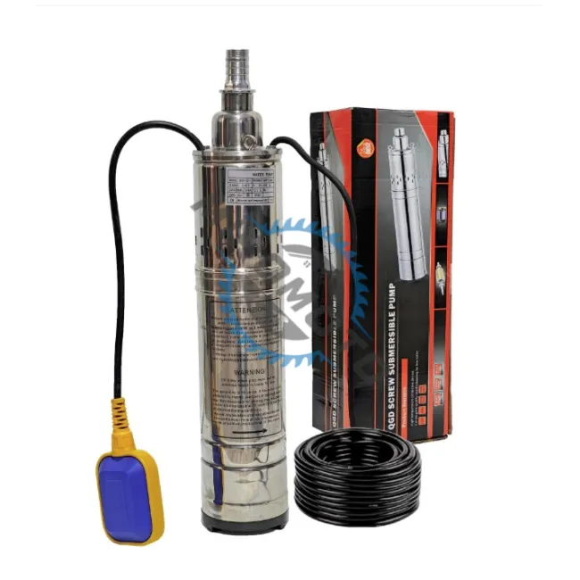 Pompa submersibila ape curate CMP1561 QGD1.2 cu flotor, 5 mc/h, H max. 160 m, 370-1500 W Pompa submersibila ape curate CMP1561 QGD1.2 cu flotor, 5 mc/h, H max. 160 m, 370-1500 W