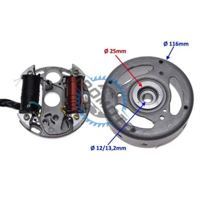 Stator + rotor + cdi, Puch maxi 50, fara platina