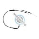 Cablu acceleratie scuter Aprilia RS50cc (bifurcat)