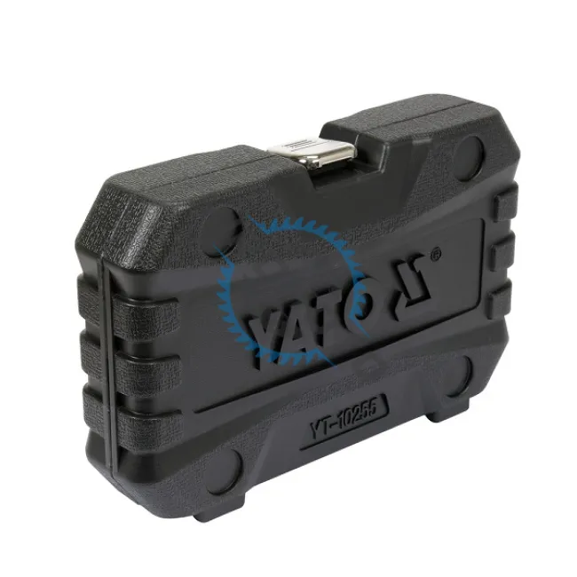 Set chei tubulare de impact 1/2'', 11 piese, Yato YT-10255 Set chei tubulare de impact 1/2'', 11 piese, Yato YT-10255