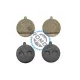 Placute frana trotineta electrica Kugoo M4 (set 4 buc)