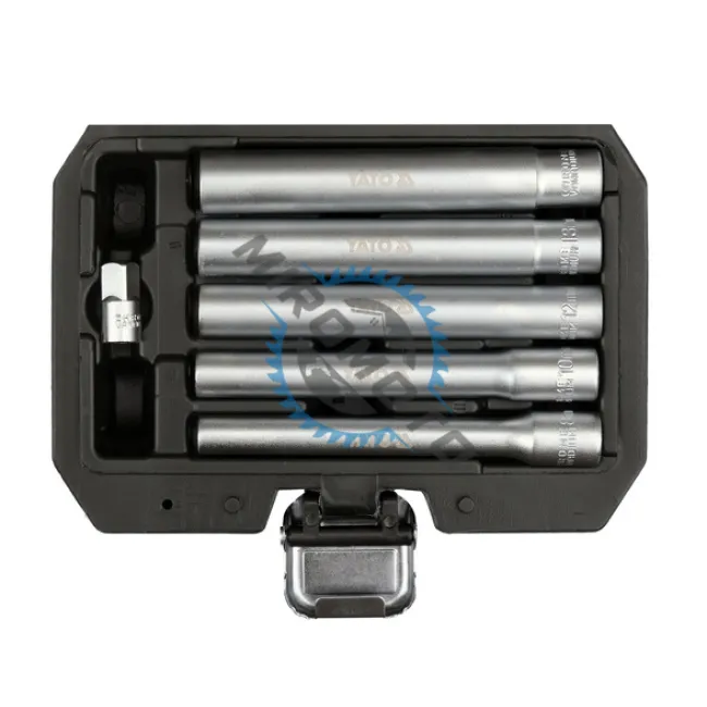 Set 6 chei tubulare extra adanci, 120mm, Yato YT-38361 Set 6 chei tubulare extra adanci, 120mm, Yato YT-38361