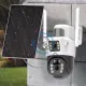 Camera de supraveghere video, panou solar, conexiune WIFI, 6MP, FULL Color Night, 355°, IP66, Zoom, Alarma, microfon, senzor miscare, Smart IR, Miromoto® Camera de supraveghere video, panou solar, conexiune WIFI, 6MP, FULL Color Night, 355°, IP66, Zoom, Alarma, microfon, senzor miscare, Smart IR, Miromoto®