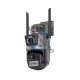Camera de supraveghere lentila dubla 6 MP, P2P conexiune WIFI 2.4G, rotire 350 grade PTZ cu senzor de miscare, alarma, detectie umana Camera de supraveghere lentila dubla 6 MP, P2P conexiune WIFI 2.4G, rotire 350 grade PTZ cu senzor de miscare, alarma, detectie umana