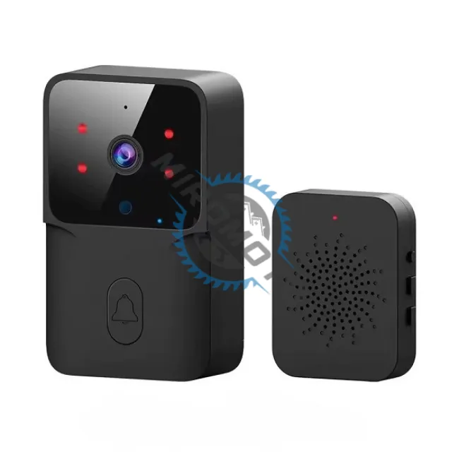 Sonerie Fara fir Wireless VideoGuest, vedere nocturna, Control la distanta prin aplicatie dedicata TuyaSmart, Raza de actiune pana la 150m, Cu microfon bidirectional, Negru, Miromoto® Sonerie Fara fir Wireless VideoGuest, vedere nocturna, Control la distanta prin aplicatie dedicata TuyaSmart, Raza de actiune pana la 150m, Cu microfon bidirectional, Negru, Miromoto®