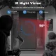 Sonerie Fara fir Wireless VideoGuest, vedere nocturna, Control la distanta prin aplicatie dedicata TuyaSmart, Raza de actiune pana la 150m, Cu microfon bidirectional, Negru, Miromoto® Sonerie Fara fir Wireless VideoGuest, vedere nocturna, Control la distanta prin aplicatie dedicata TuyaSmart, Raza de actiune pana la 150m, Cu microfon bidirectional, Negru, Miromoto®