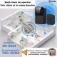 Sonerie Fara fir Wireless VideoGuest, vedere nocturna, Control la distanta prin aplicatie dedicata TuyaSmart, Raza de actiune pana la 150m, Cu microfon bidirectional, Negru, Miromoto® Sonerie Fara fir Wireless VideoGuest, vedere nocturna, Control la distanta prin aplicatie dedicata TuyaSmart, Raza de actiune pana la 150m, Cu microfon bidirectional, Negru, Miromoto®