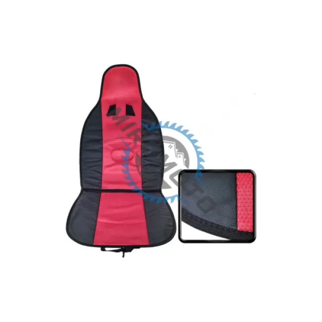 Husa scaun auto, universala, ofera protectie scaun fata, design elegant, negru-rosu Husa scaun auto, universala, ofera protectie scaun fata, design elegant, negru-rosu