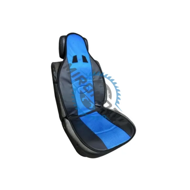 Husa scaun auto, universala, ofera protectie scaun fata, design elegant, negru-albastru Husa scaun auto, universala, ofera protectie scaun fata, design elegant, negru-albastru