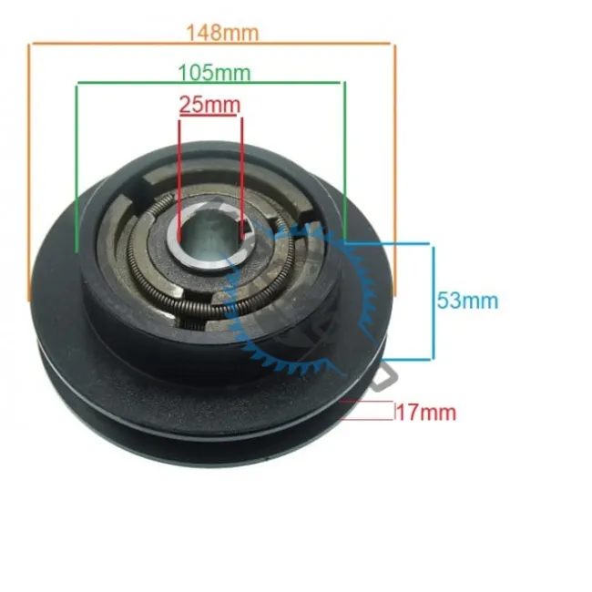 Ambreiaj compatibil Honda 148mm x 25mm (1 canal 17mm)