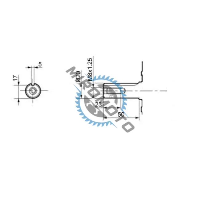 Reductor motosapa / motocultor / Kart 2:1 Gx 160, Gx 200