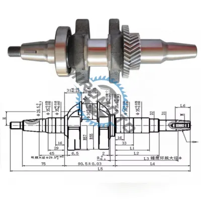 Ambielaj generator conic 13CP (GX 390, 188F)