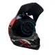 Casca cross Atv, Enduro, culoare Negru / Rosu, marimea L (59-60)