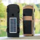 Boxa portabila, 12W, Bluetooth V5.0, Usb, TF Card, 1500mAh, incarcare solara, tip masina, auriu