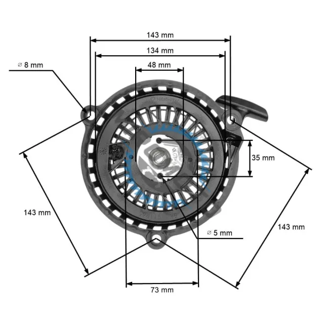 Demaror Zongshen NP100, NP130, NP150, XP140 (4,5 CP)