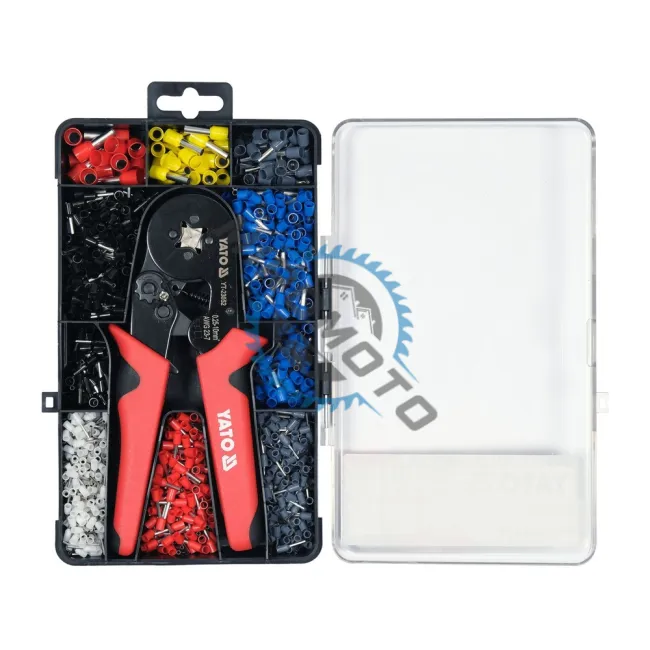 Cleste sertizare cu 1200 pini, Yato YT-2305, 20.25-10 mmp, cutie organizatoare