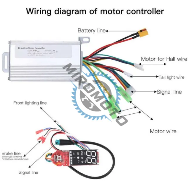 Sistem electronic trotineta electrica 350w (model 2)