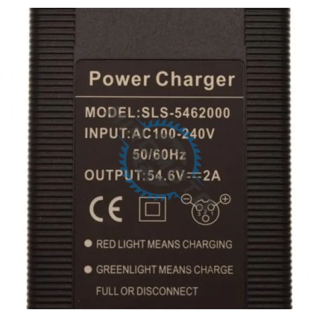 Incarcator baterie trotineta electrica. 54.6V, 2A