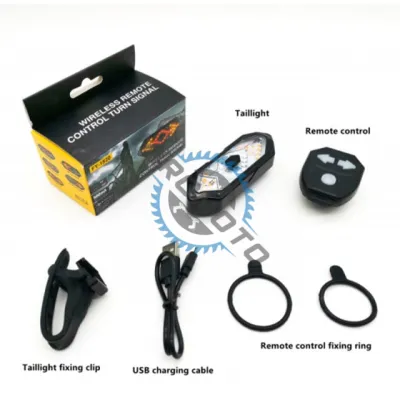 Semnalizare wireless trotineta / bicicleta, cu acumulator 800mah, incarcare USB Semnalizare wireless trotineta / bicicleta, cu acumulator 800mah, incarcare USB