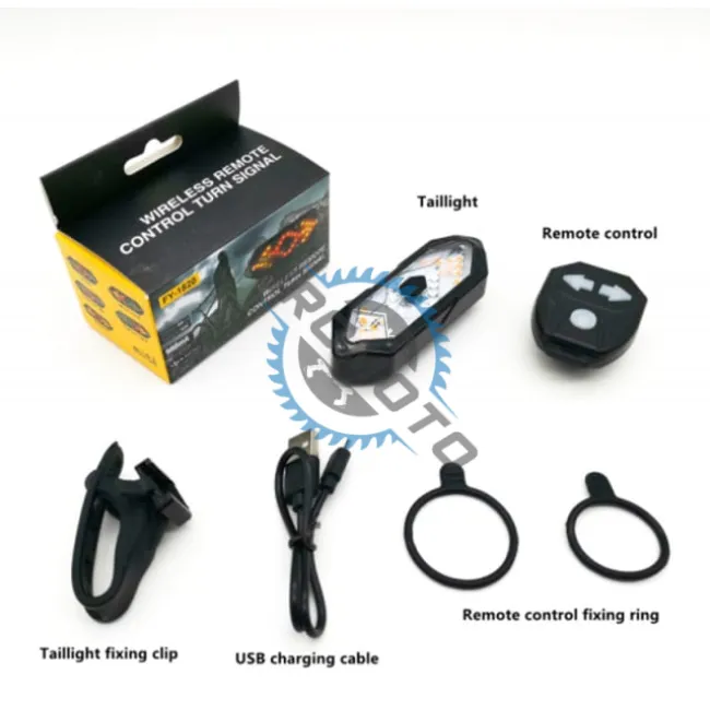 Semnalizare wireless trotineta / bicicleta, cu acumulator 800mah, incarcare USB