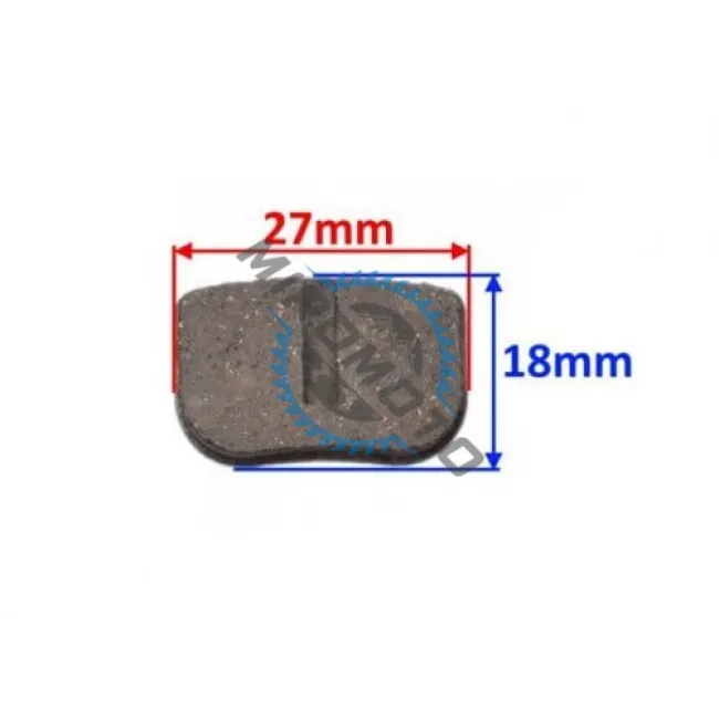 Set placute frana Pocket bike, mini atv