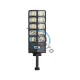 Lampa solara stradala cu panou solar si telecomanda, 100W, suport incorporat, 10 celulele led, rezistent la apa, senzor de miscare si lumina