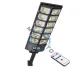 Lampa solara stradala cu panou solar si telecomanda, 130W, suport incorporat, 12 celulele led, rezistent la apa, senzor de miscare si lumina