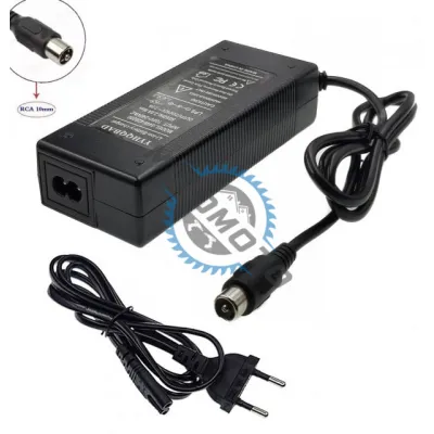 Incarcator bicicleta electrica 54.6V 2A (pentru baterii 48v Li-Ion) RCA 10mm