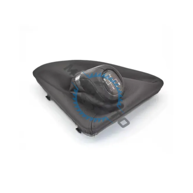 Manson schimbator imitatie piele si maner compatibil BMW cu 2 adaptoare pentru 5 si 6 viteze, seria 5 / 6 / 7 / x5