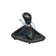 Manson schimbator imitatie piele si maner compatibil BMW cu 2 adaptoare pentru 5 si 6 viteze, seria 5 / 6 / 7 / x5