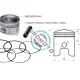 Kit piston atv 250cc Loncin (63mm , bolt 15mm)