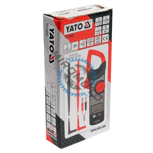 Multimetru digital stil clema, Yato - YT-7309, cleste voltamperic Multimetru digital stil clema, Yato - YT-7309, cleste voltamperic
