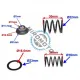 Set arc supapa cross YX140