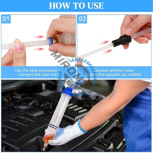 Pompa extractor fluid auto, seringa pentru schimb de ulei cu furtun, aspirator manual de combustibil si umplere, 500ml, transparent, pentru ulei si lichide mecanice Pompa extractor fluid auto, seringa pentru schimb de ulei cu furtun, aspirator manual de combustibil si umplere, 500ml, transparent, pentru ulei si lichide mecanice