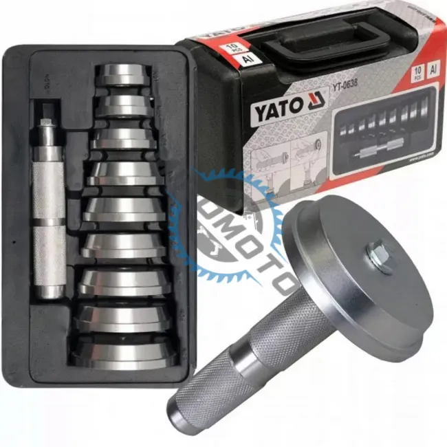 Set inlocuire rulmenti, Yato YT-0638, 10 piese Set inlocuire rulmenti, Yato YT-0638, 10 piese